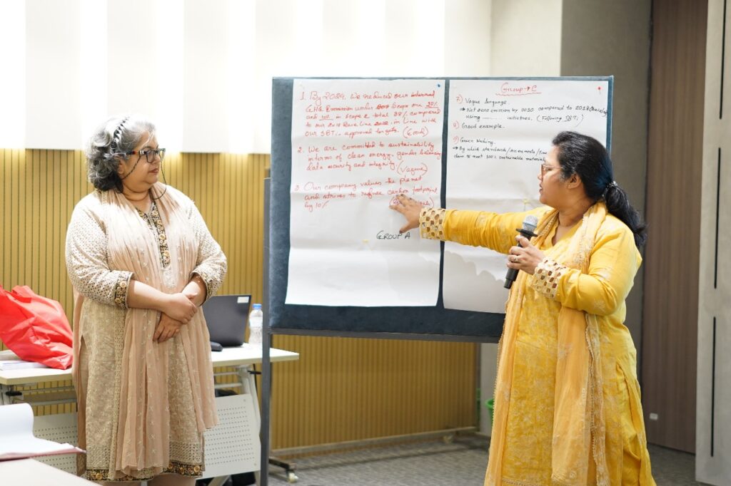 Trained SusNex sustainability consultants standing together after completing the PROGRESS capacity-building program.